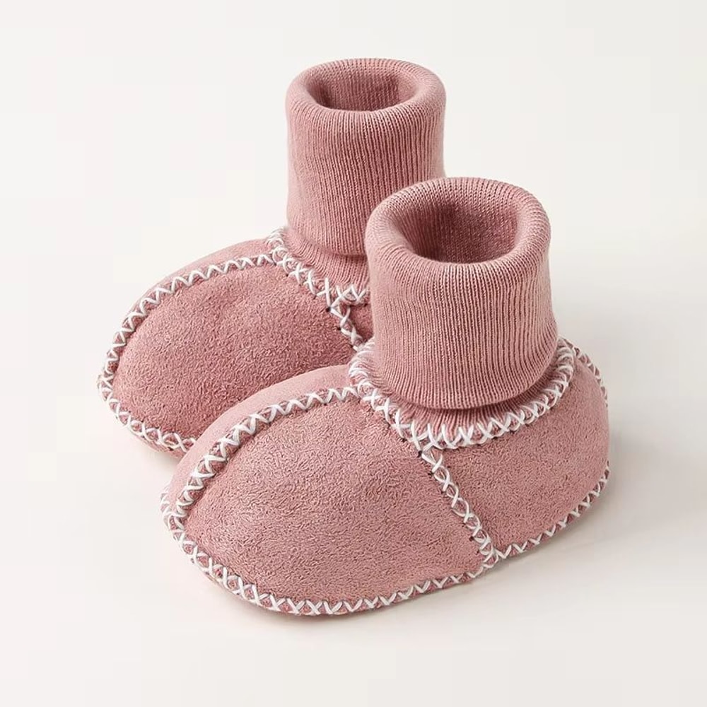 CozyTread FleeceLined Baby Learning Shoes Soft Sole Winter AllSeason Booties 6