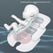 CloudRest Baby Stroller Car Seat Cushion Pad Soft Cotton Comfort Mat 2