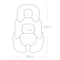 CloudRest Baby Stroller Car Seat Cushion Pad Soft Cotton Comfort Mat 4