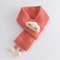 FluffCloud 3D Knitted Baby Scarf Warm Winter Neck Cover For Kids 4
