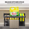 Kitchen Sink Organizer Rack With Drain Shelf For Countertop Storage 2
