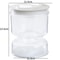 Hourglass Pickle Jar With Wet And Dry Separation Flip Strainer And Airtight Seal 6