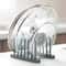Stainless Steel Pot Lid And Utensil Organizer Rack For Kitchen Counter Or Cabinet 0