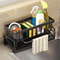 Durable SelfDraining Kitchen Bathroom Sink Storage Rack 8
