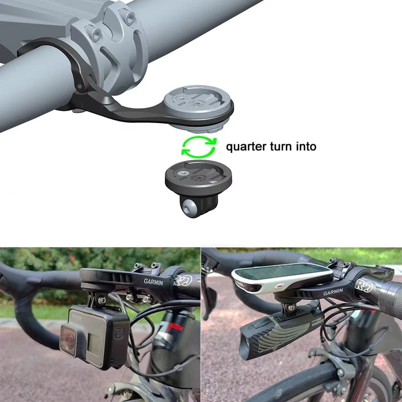 Universal Bicycle Computer Camera Mount Adapter For Garmin GoPro And Headlight Accessories 4