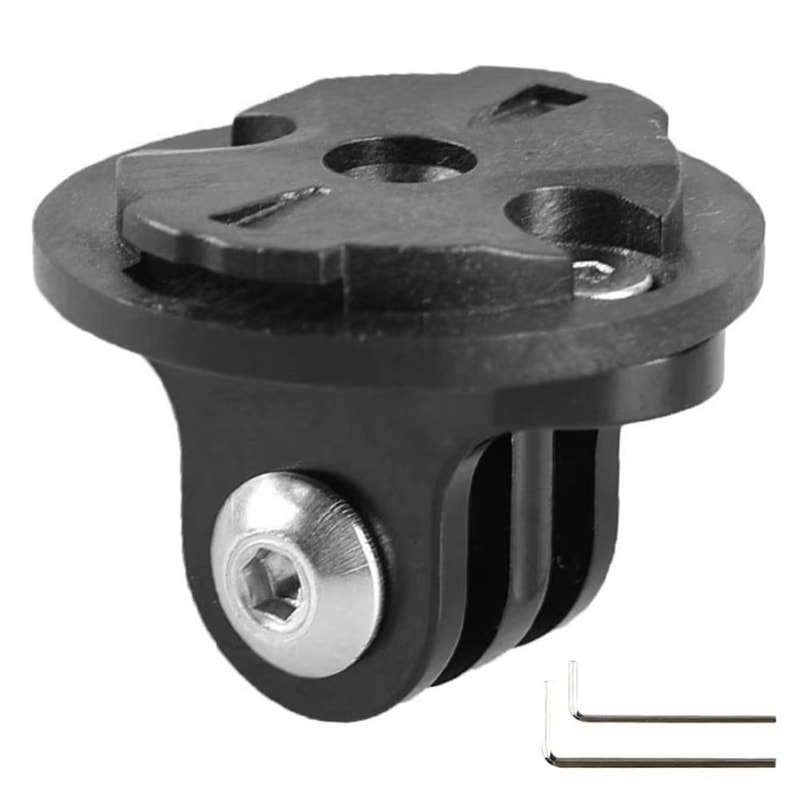 Universal Bicycle Computer Camera Mount Adapter For Garmin GoPro And Headlight Accessories 6