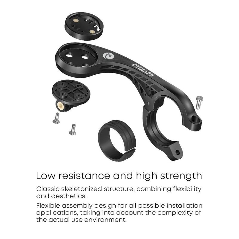 Universal Bike Computer Headlight Mount Bracket For Garmin XOSS IGPSPORT Magene Coospo 2