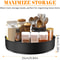 Stainless Steel Rotating Turntable Organizer Multifunction Kitchen Storage Rack 2