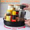 Stainless Steel Rotating Turntable Organizer Multifunction Kitchen Storage Rack 11