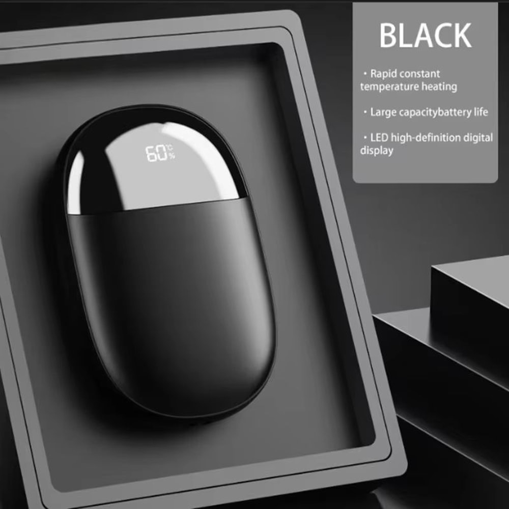 Portable Digital Hand Warmer With Adjustable Temperature DoubleSided Heating And Large Capacity Bat 6