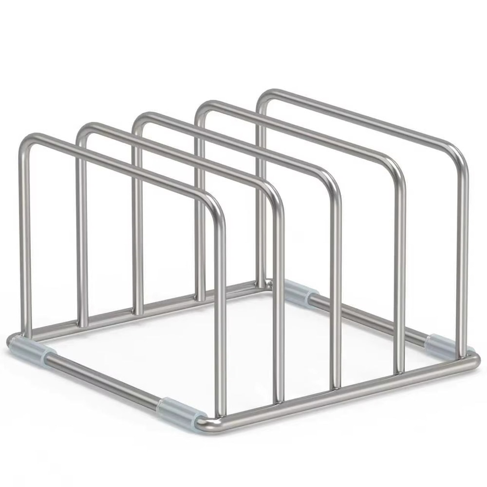 Stainless Steel Cutting Board Holder Stand Rack For Chopping Board Storage 0