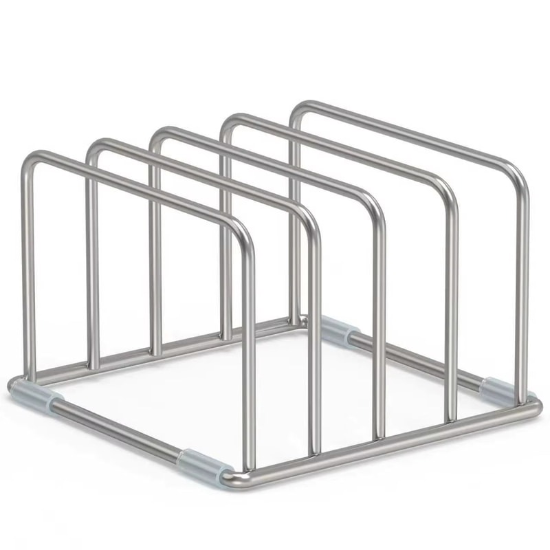 Stainless Steel Cutting Board Holder Stand Rack For Chopping Board Storage 0