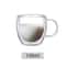 Transparent Double Wall Borosilicate Glass Cup 150450 Ml Insulated Coffee Tea Juice Mug 6