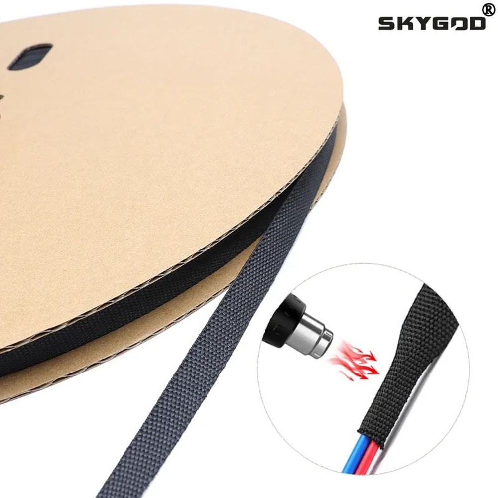 PET Braided Cable Sleeve Heat Shrink Wrap For Wire Protection Sleeve And Clean Cable Management 0