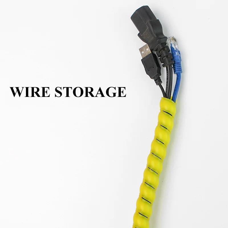 Spiral Cable Protection Sleeve Wrap Tube Flexible Wire Organizer 825 Mm 2
