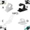 10Piece Under Desk Cable Organizer Clips White USB Wire Holder Set For Desktop Tidy 0