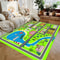 Interactive City Highway Play Mat NonSlip Educational Floor Rug For Toy Cars 8