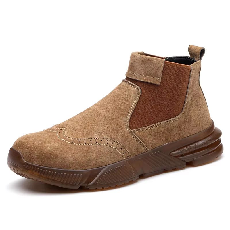 TitanShield Waterproof Leather Work And Safety Boots For Men 13