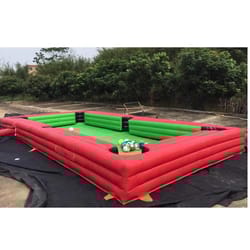 megaplay giant inflatable soccer-pool game court for outdoor fun