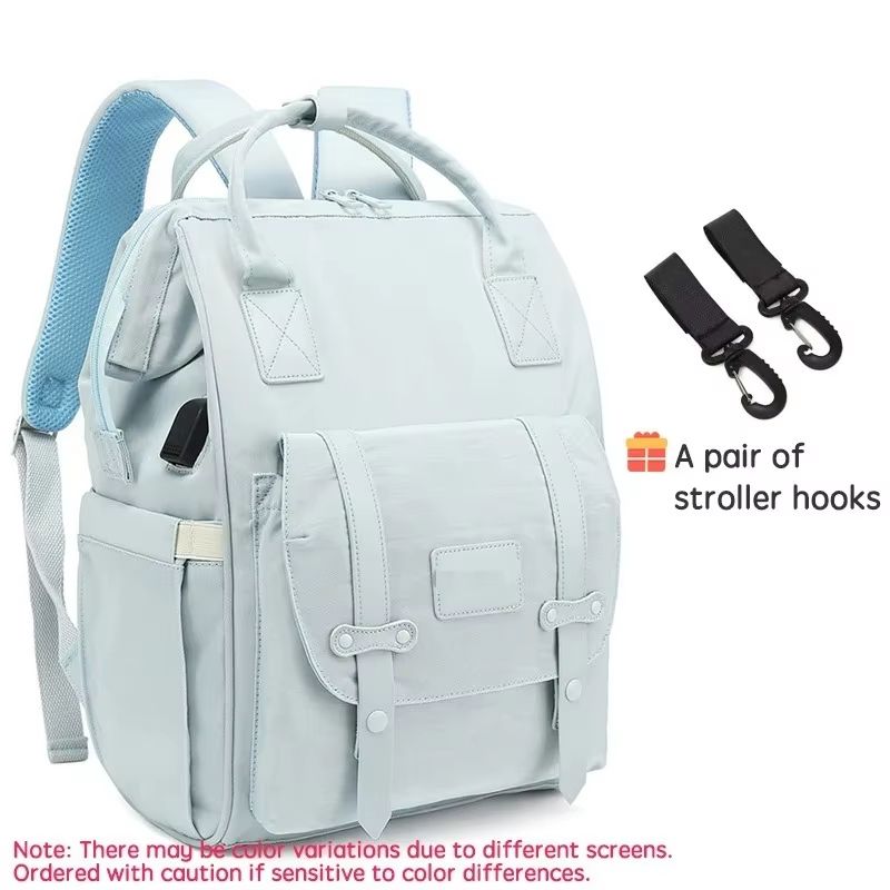 AquaTote Waterproof Baby Nappy Backpack With Stroller Hooks 8