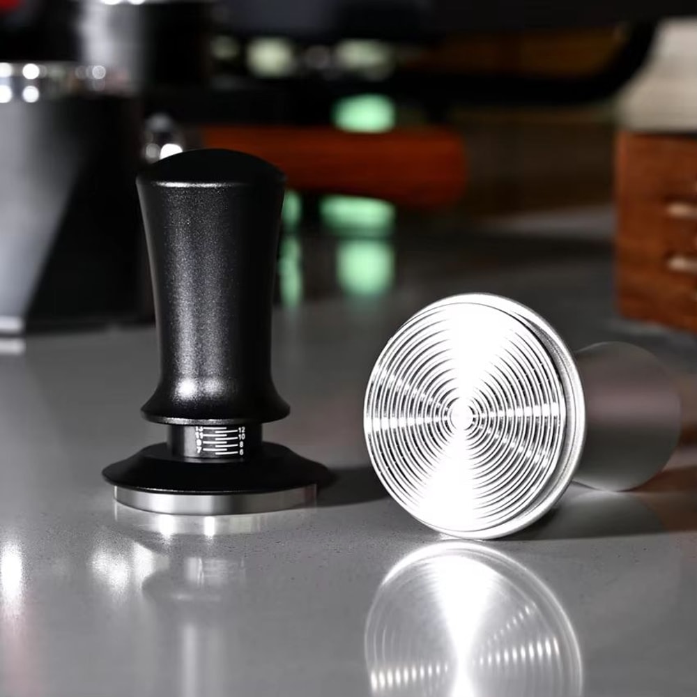 Calibrated Constant Pressure Espresso Tamper 515458mm Stainless Steel Tool 1