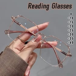 high-definition anti-blue light reading glasses transparent frame unisex eyewear