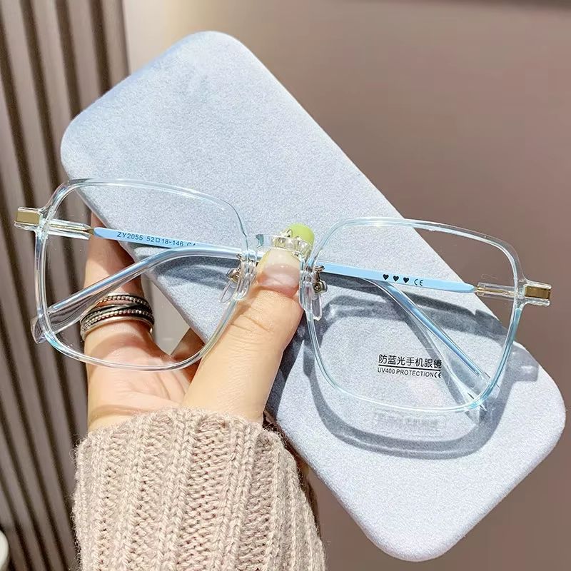 HighDefinition AntiBlue Light Reading Glasses Transparent Frame Unisex Eyewear 8