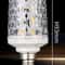 No Flicker LED Corn Bulb 5730 SMD High Output Lamp AC85265V E27 E14 B22 2