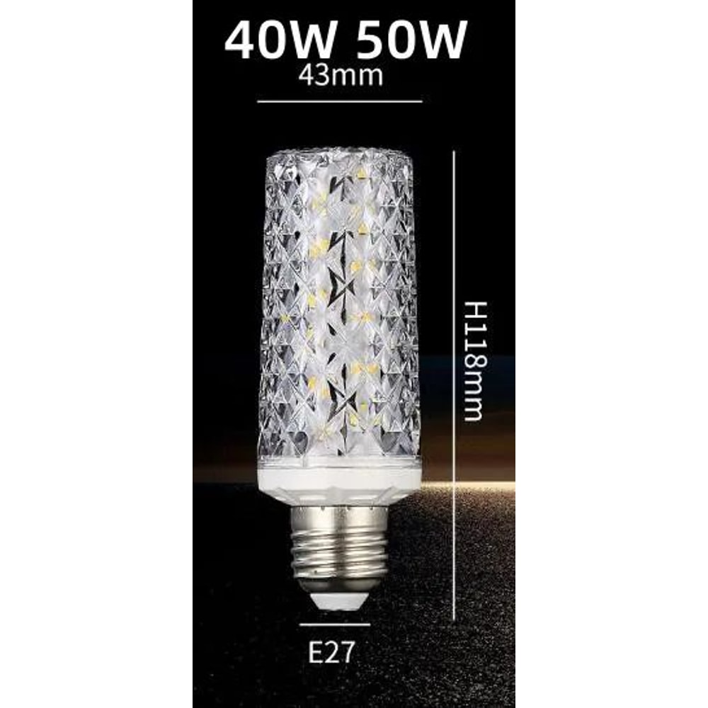 No Flicker LED Corn Bulb 5730 SMD High Output Lamp AC85265V E27 E14 B22 3