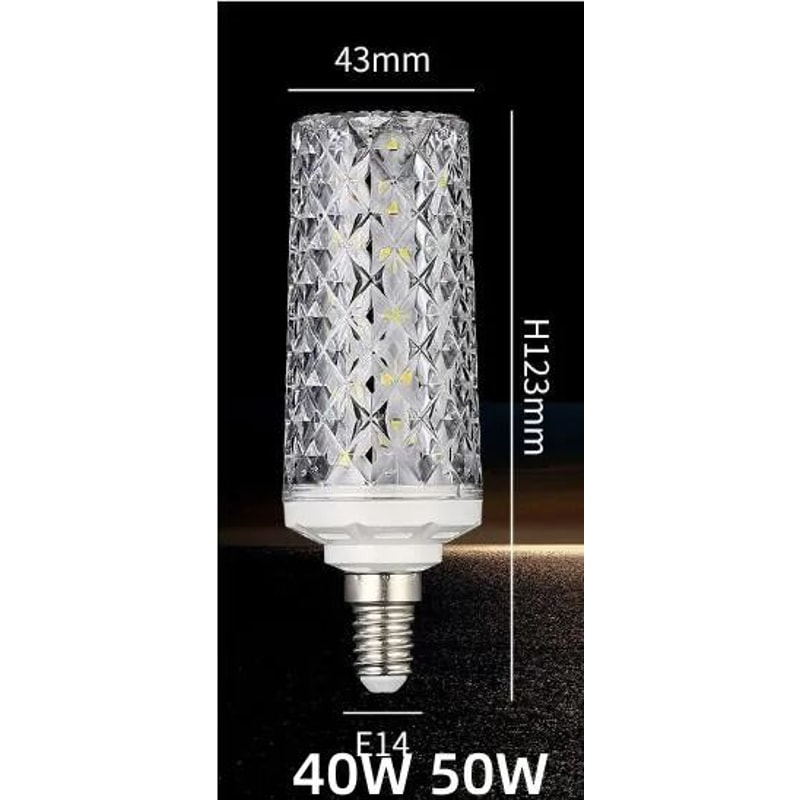 No Flicker LED Corn Bulb 5730 SMD High Output Lamp AC85265V E27 E14 B22 4