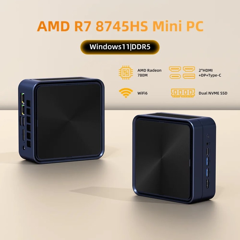ZXIPC Ryzen Mini PC Compact Desktop With DDR5 And 4K Support 0