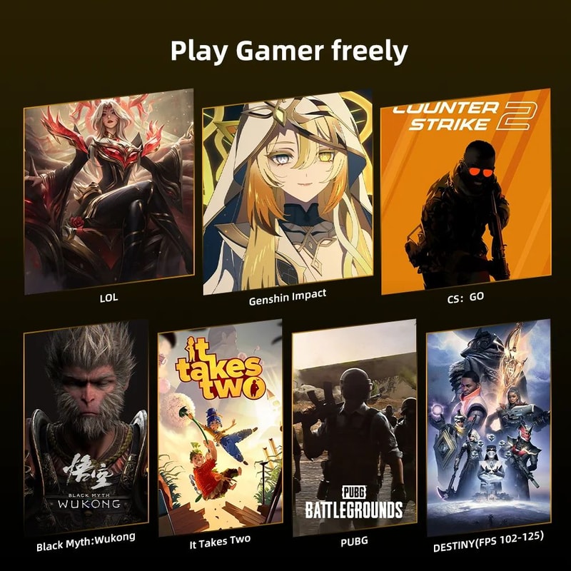 ZXIPC Ryzen Mini PC Compact Desktop With DDR5 And 4K Support 5