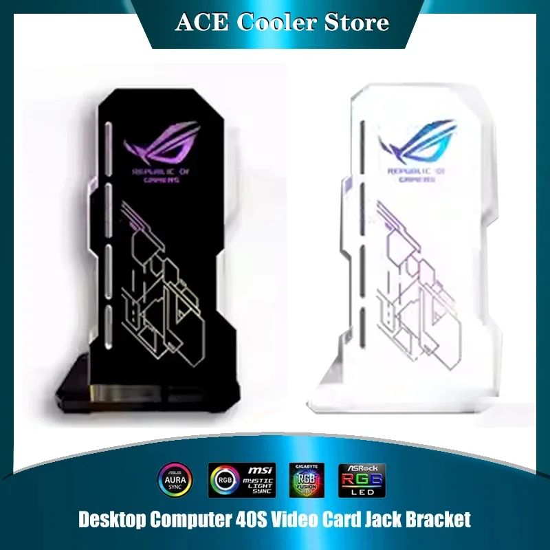 Faith Luminous ARGB Vertical GPU Holder Graphics Card Jack Bracket 0