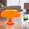 Minimalist Modern Orange Mushroom Table Lamp Danish Designer Style 10