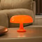 Minimalist Modern Orange Mushroom Table Lamp Danish Designer Style 2