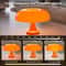 Minimalist Modern Orange Mushroom Table Lamp Danish Designer Style 4
