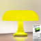 Minimalist Modern Orange Mushroom Table Lamp Danish Designer Style 14