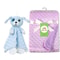 Personalized Newborn Baby Blanket Custom Name Stroller Sleeping Animal Security Towel Gift Set 29