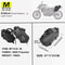 Rhinowalk Waterproof Motorcycle Saddle Bags 2 Piece Universal Side Pannier Set 476gal 740gal 1268ga 6