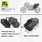 Rhinowalk Waterproof Motorcycle Saddle Bags 2 Piece Universal Side Pannier Set 476gal 740gal 1268ga 8