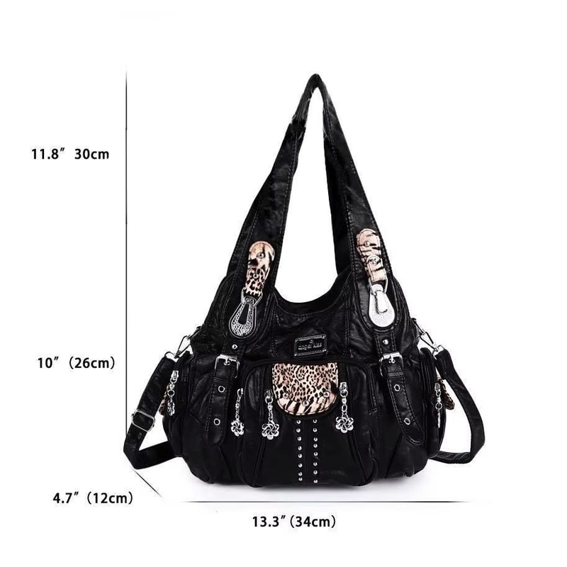 Angelkiss PU Leather Womens Handbag Shoulder Bag Large Fashion Satchel 20