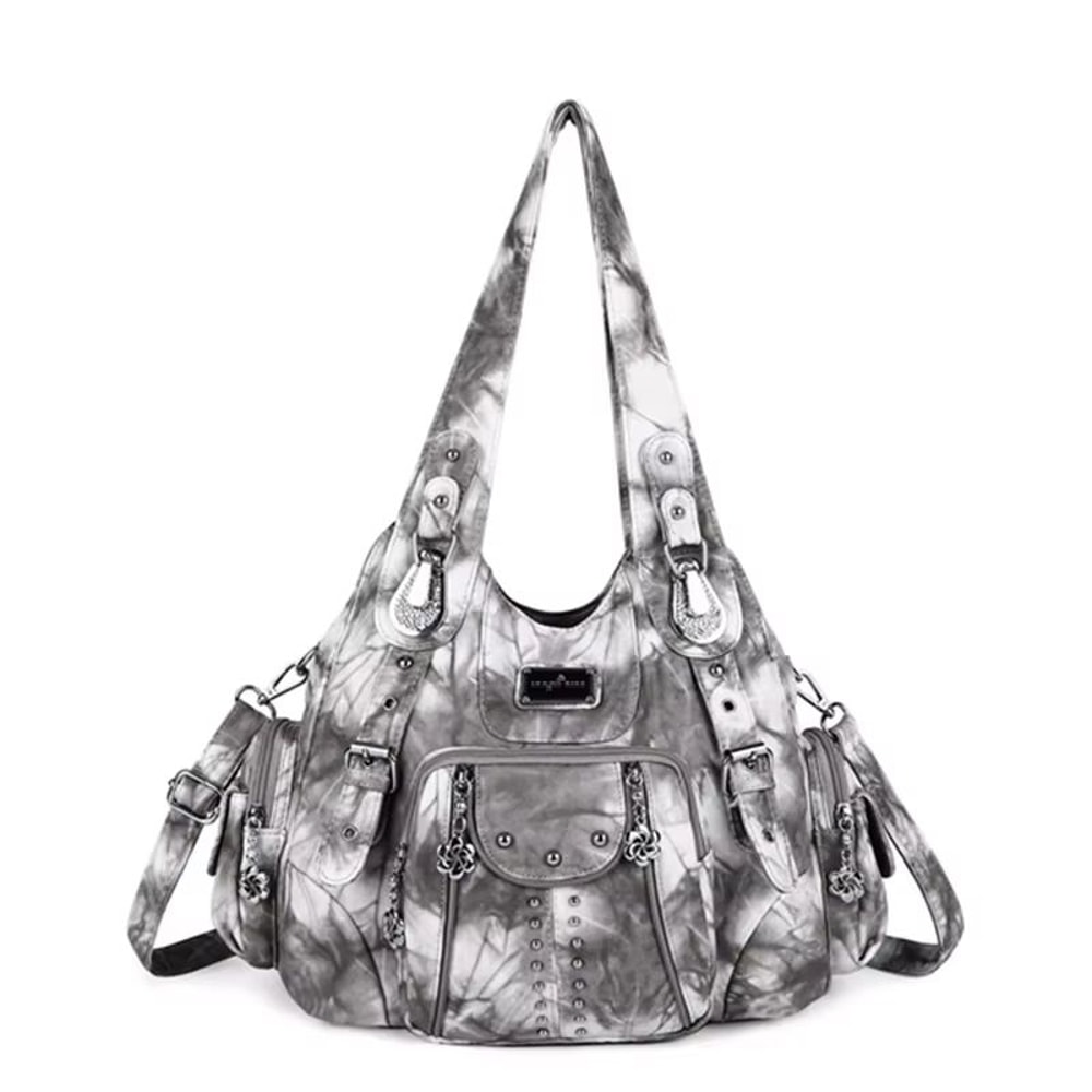 Angelkiss PU Leather Womens Handbag Shoulder Bag Large Fashion Satchel 27