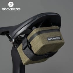 rockbros 0.4l waterproof bike saddle bag lightweight mtb and road tail pouch