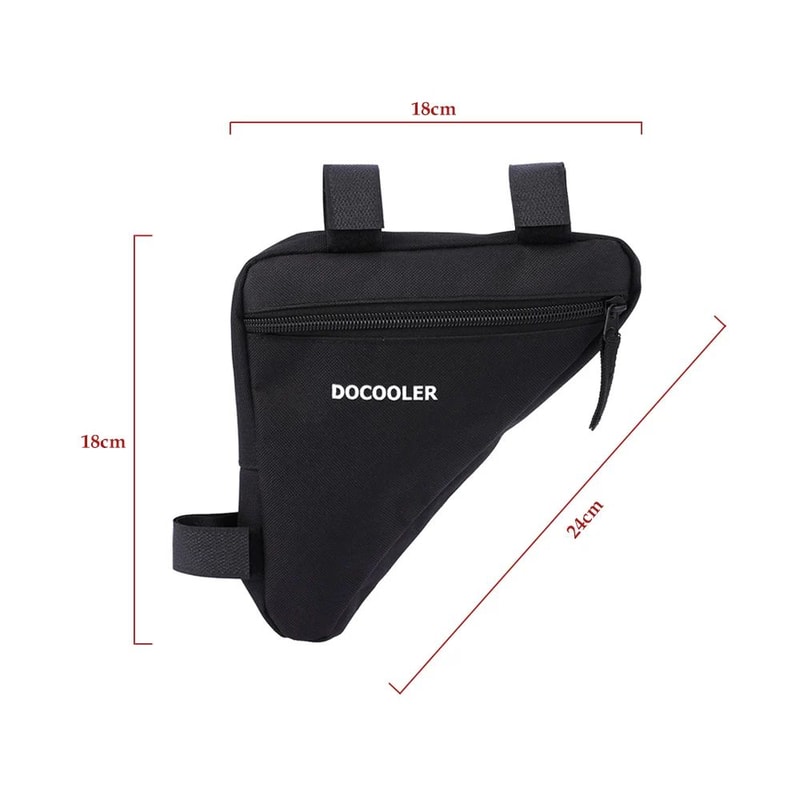 Docooler Triangle Bike Frame Bag Cycling Front Tube Pouch For MTB Road Commuting 2