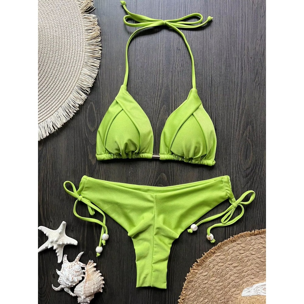 RUOTONGSEPT 13Color Triangle Bikini Set PushUp Womens Brazilian Swimwear 18