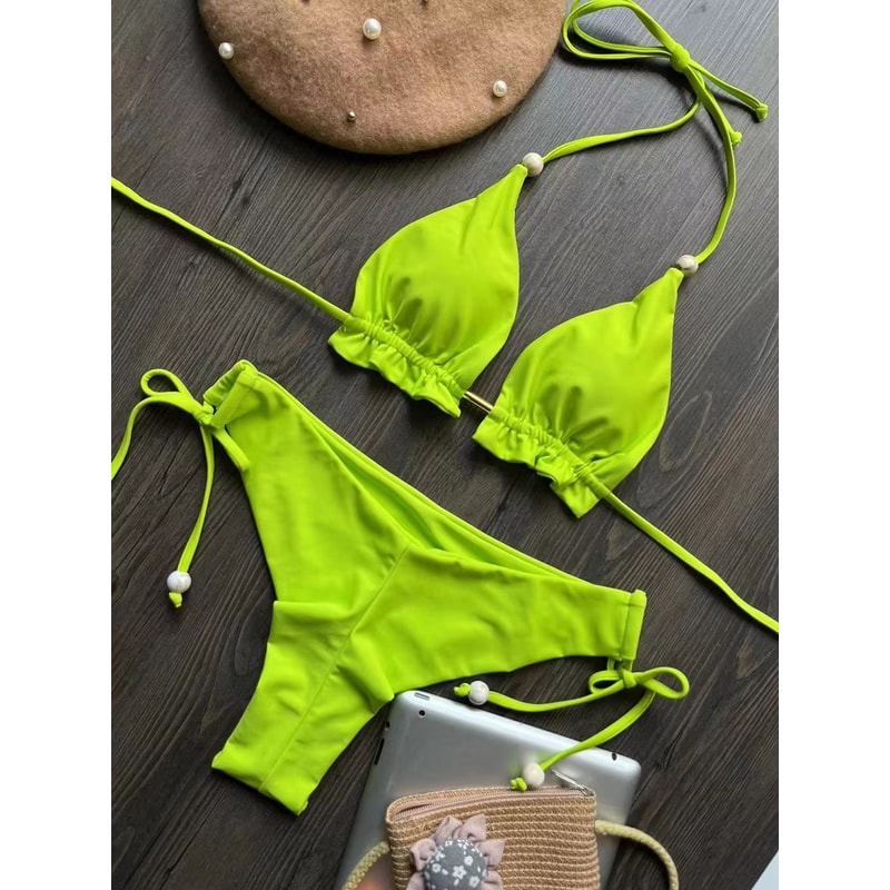 RUOTONGSEPT 13Color Triangle Bikini Set PushUp Womens Brazilian Swimwear 8