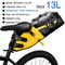 NEWBOLER 613L Waterproof Bike Saddle Bag Foldable Rear Seat Pack For MTB Road Bikepacking 9