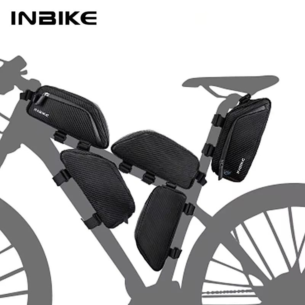 INBIKE Waterproof Front Top Tube Bike Bag MTB Road Cycling Storage Pouch 0