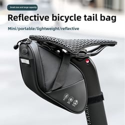 offbondage large capacity waterproof bike saddle bag shockproof rear tail pack for mtb and road bikes
