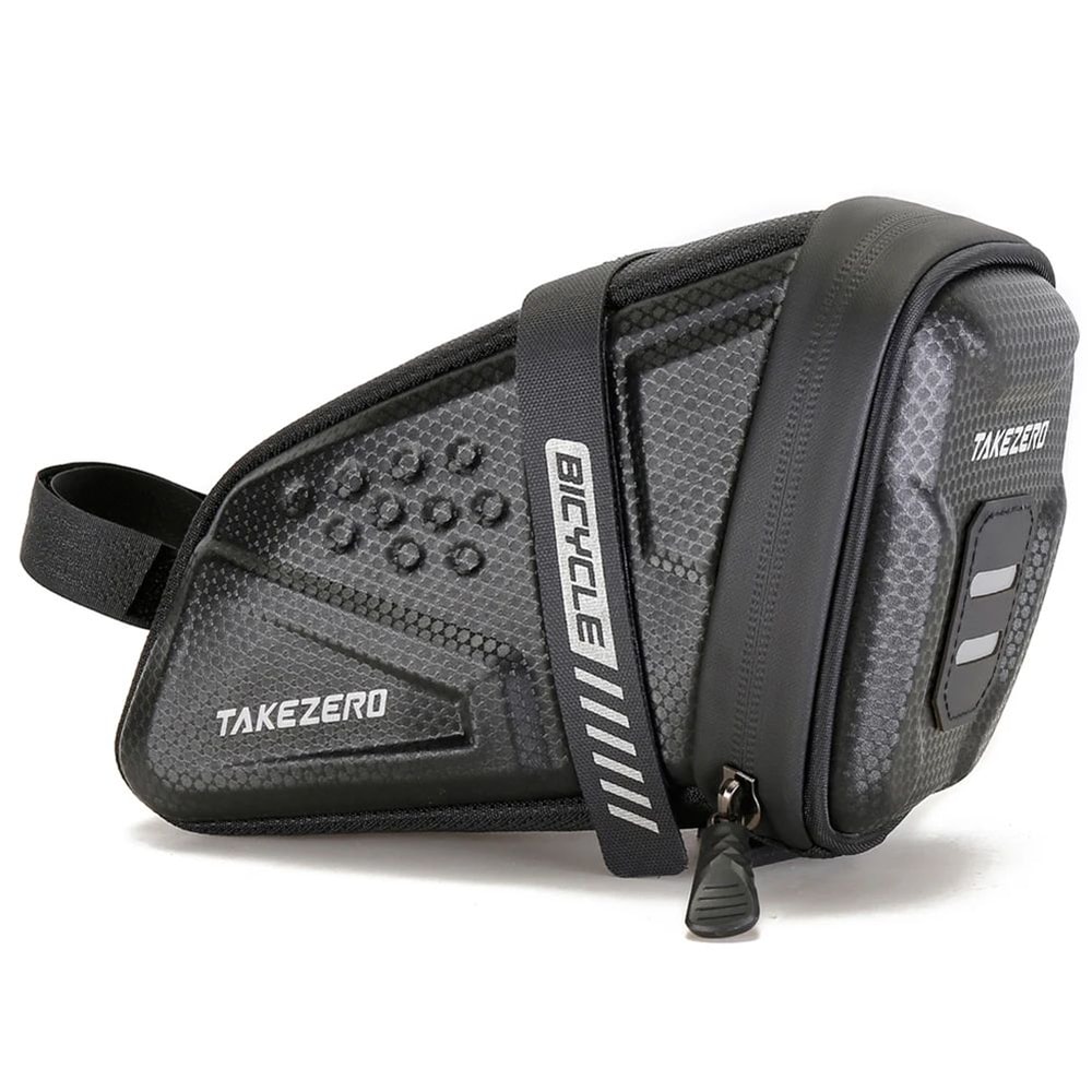 1 L Large Capacity Bicycle Saddle Bag Reflective Back Seat Pouch For Mountain And Road Bikes 3